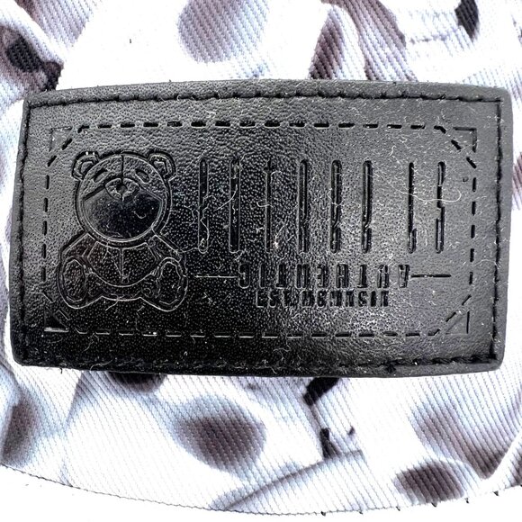 Entree LS Authentic Skull Print 5-Panel Cap Hat Adjustable Leather Strap - Picture 11 of 16